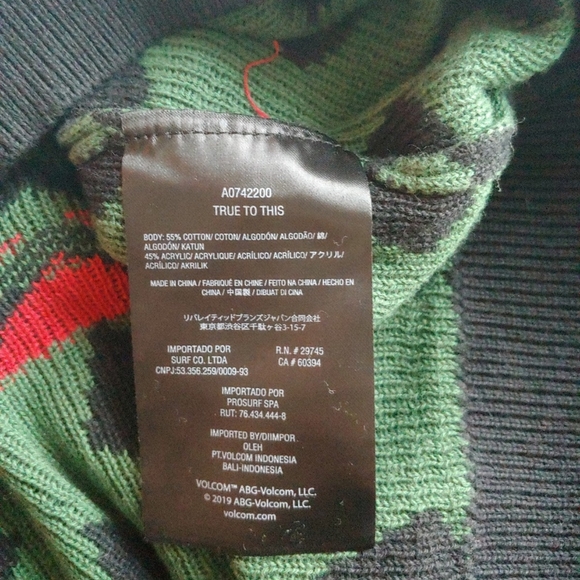 VOLCOM NEW Holi-Dazed Ugly Sweater - Picture 8 of 8